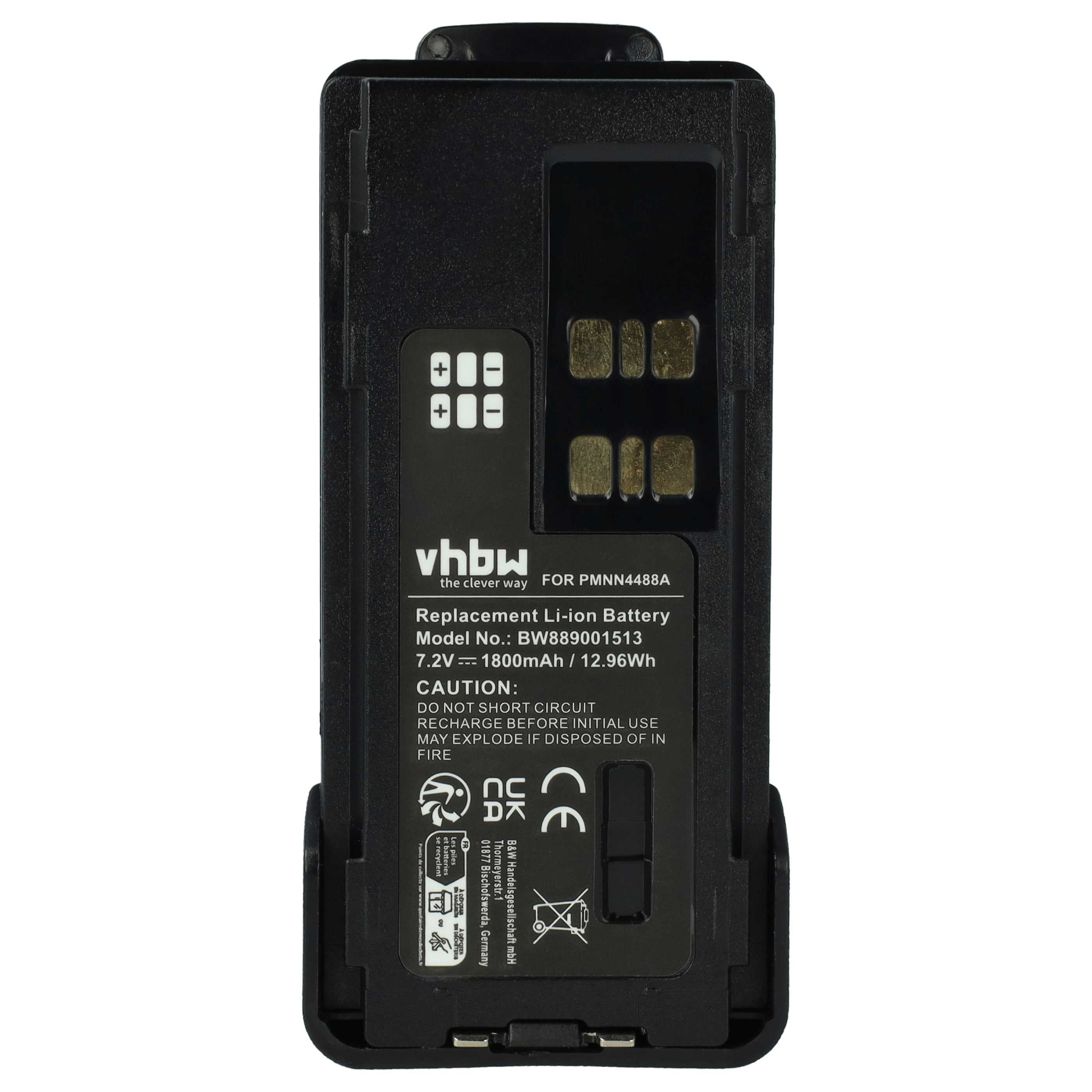 Batteria Ricaricabile Per Motorola Radius P110 - 1800mAh, 7.5V NiMH | Compatibile Con HNN8148