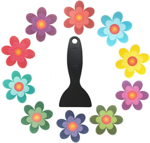 Set 6 Adesivi Antiscivolo Per Vasca Da Bagno A Forma Di Farfalla E Fiori - PVC Con Raschietto, Autoadesivi Per Doccia E Scale, Design Elegante E Sicuro, Colore Rosa E Multicolore