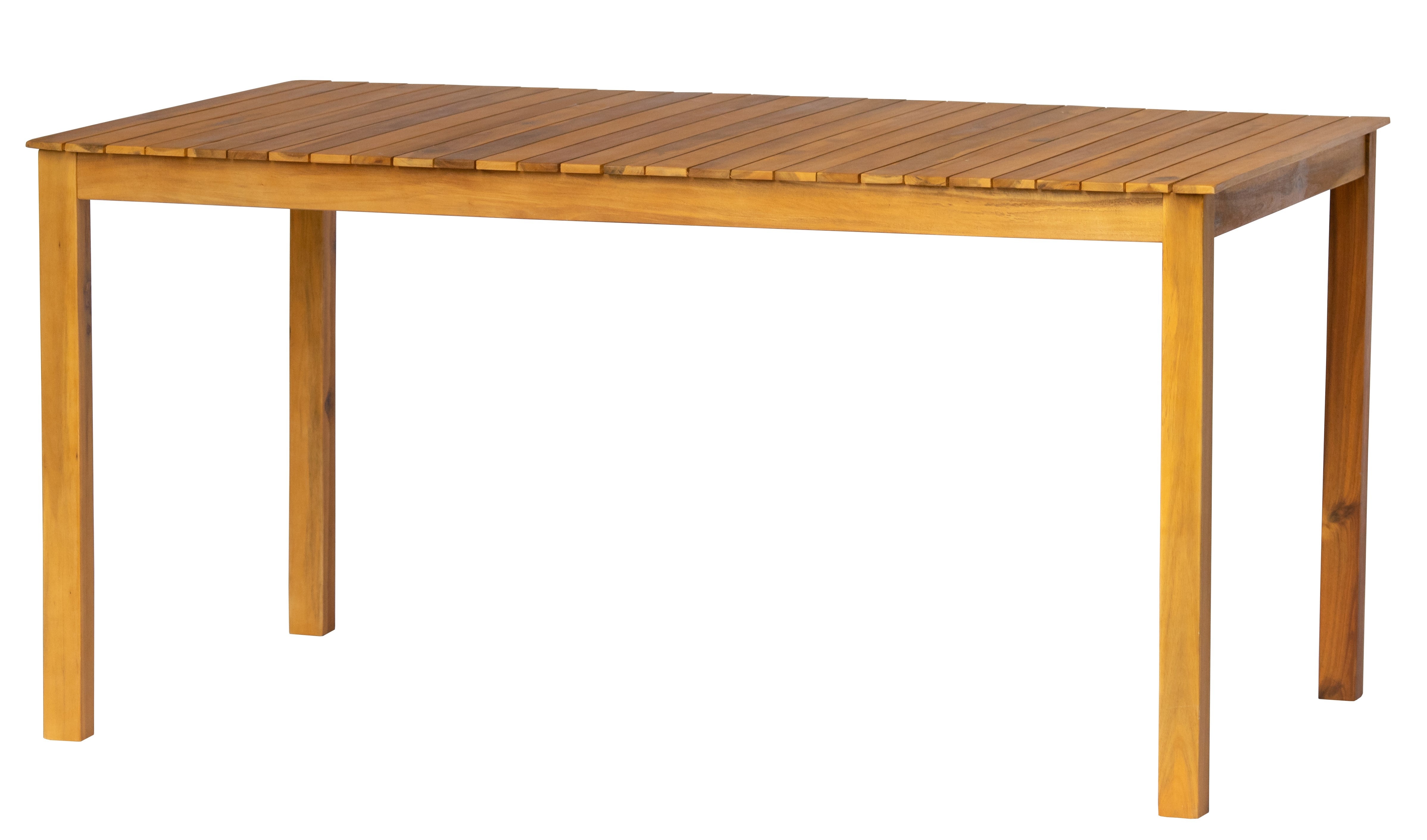 Nordlys - Table de Jardin 6 Personnes Acacia massif Acacia Marron