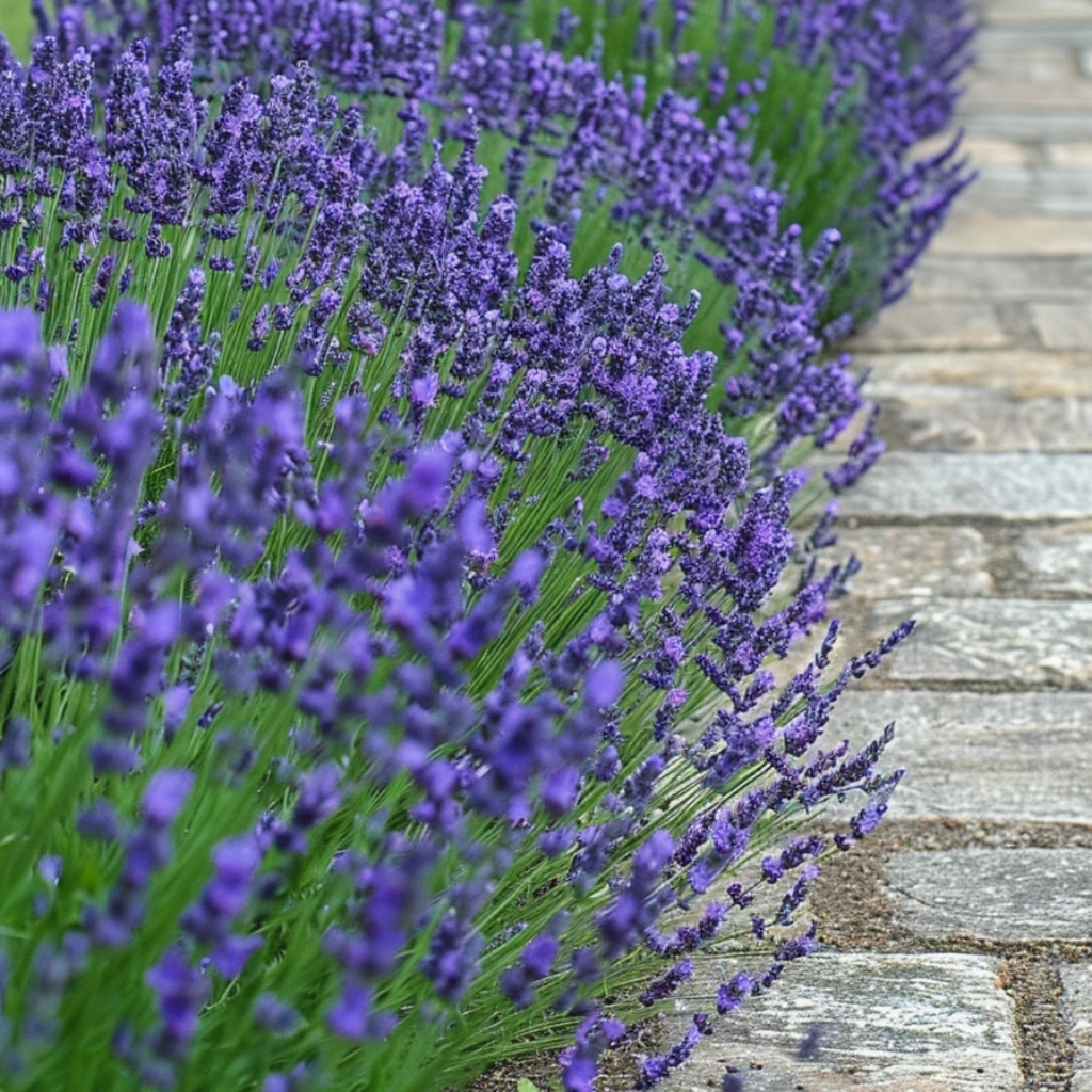 Pianta di lavanda - 12 Pezzi - Lavandula angustifolia - a10-15cm - ⌀10,5cm - 7
