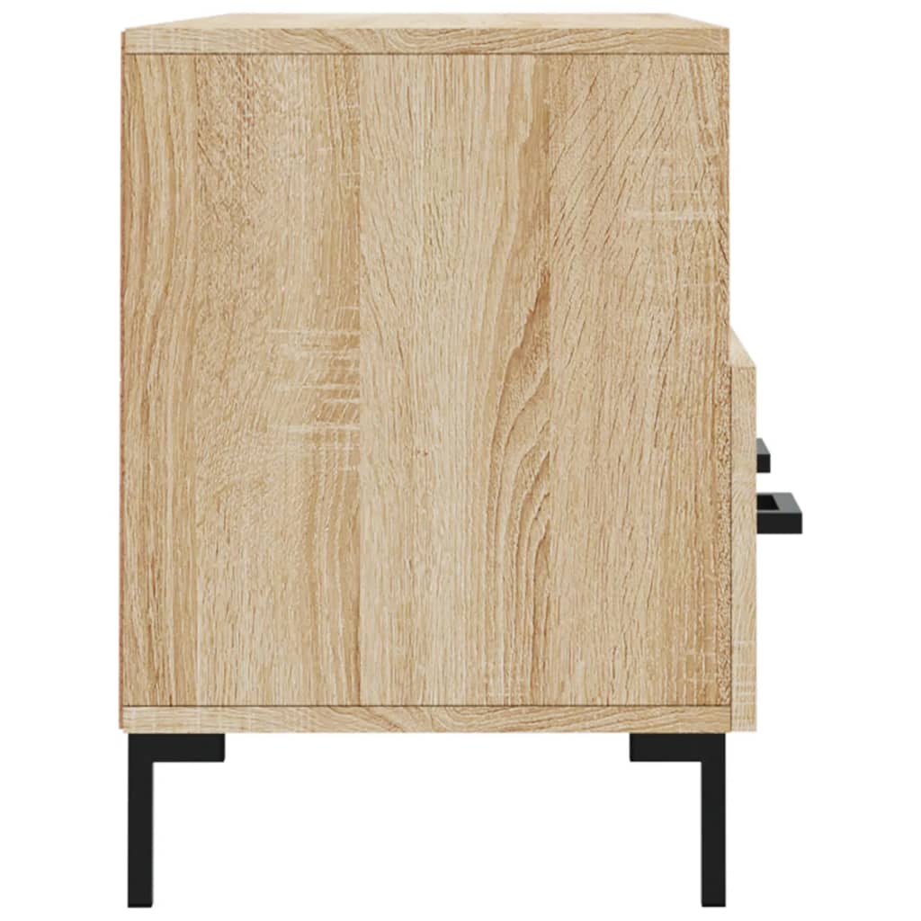 Meuble TV chêne sonoma 102x36x50 cm bois d'ingénierie vidaXL - 6
