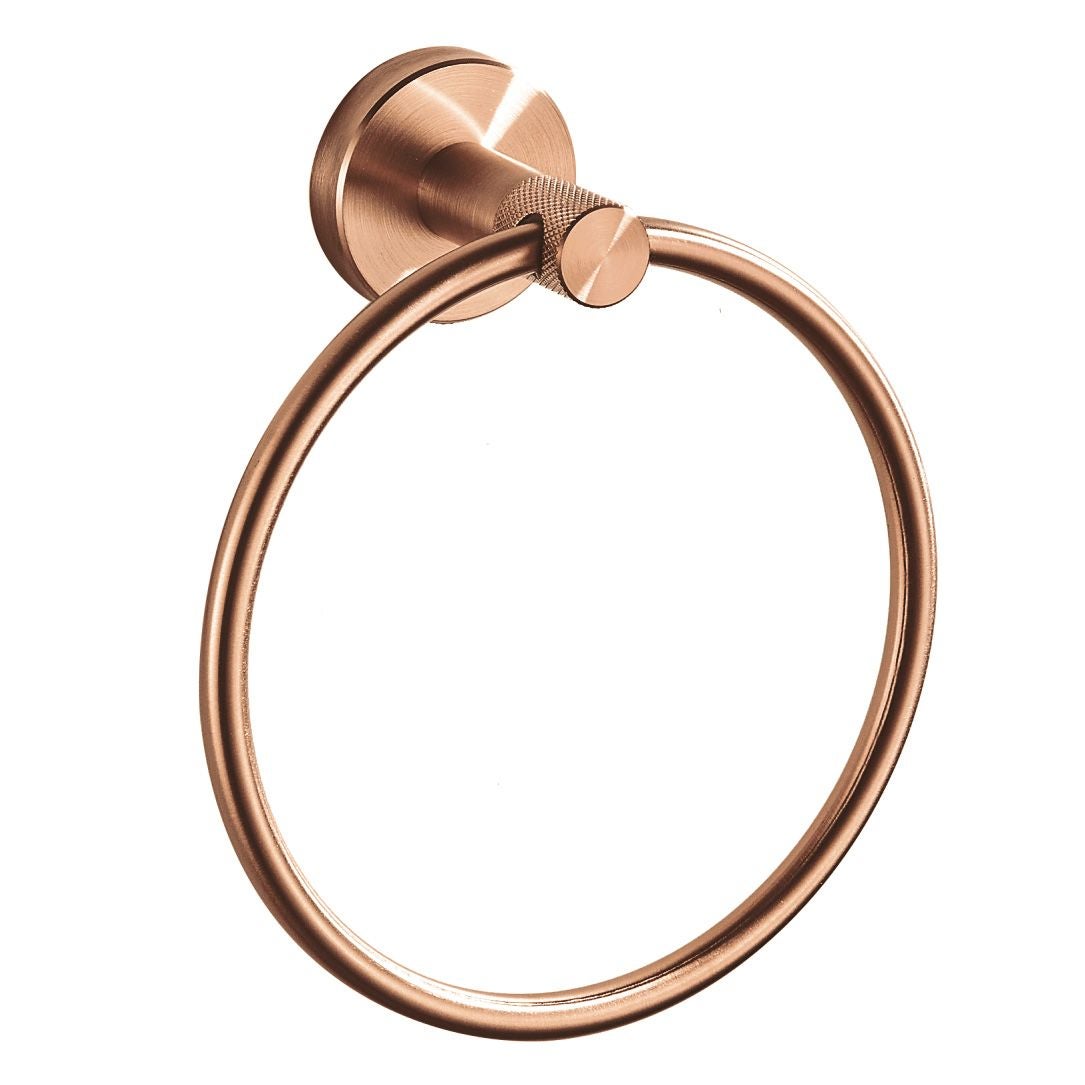 Wieszak łazienkowy RING 6610 Modern Miedź Szczotkowana - 3