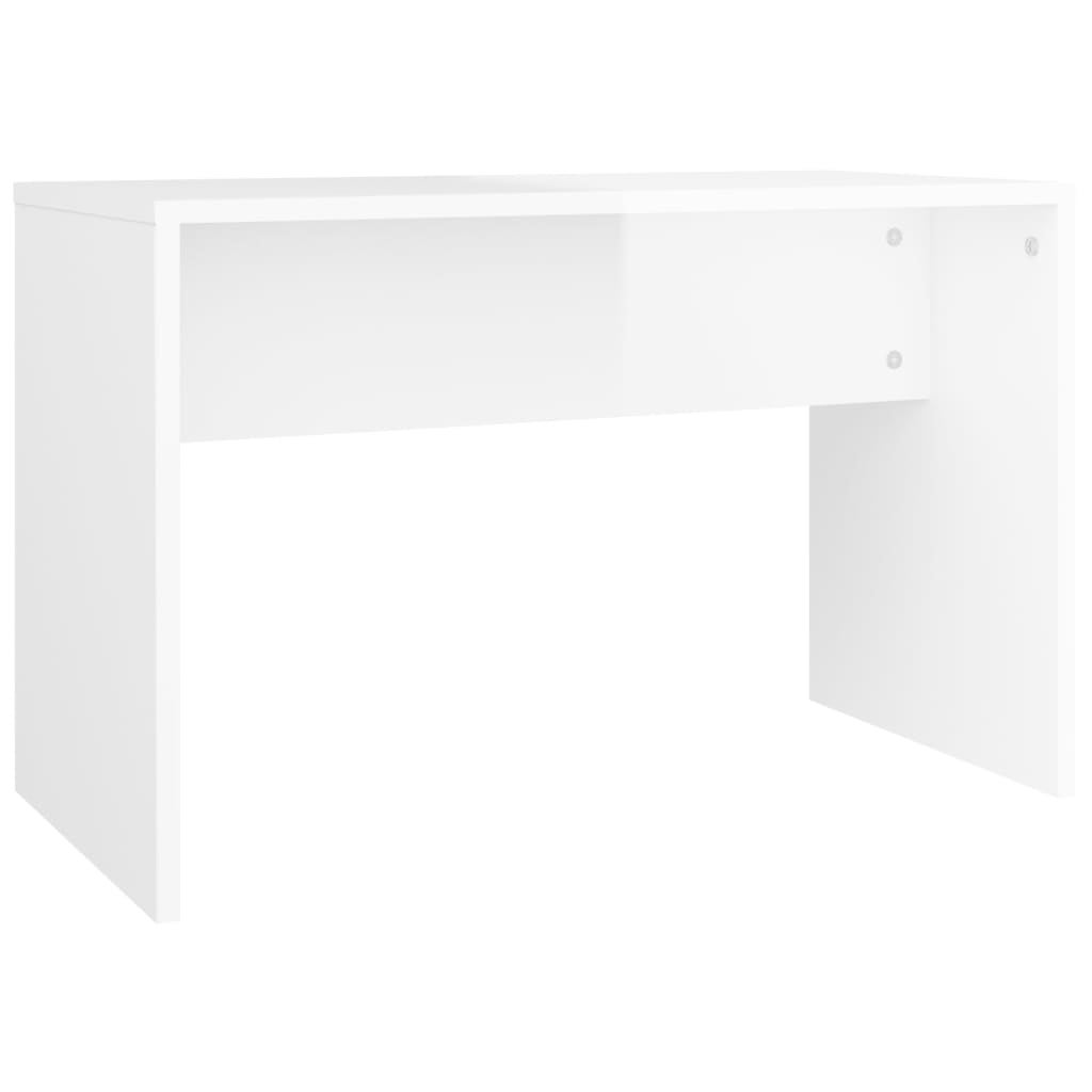 Set toeletta di design con LED 60 x 40 x 140 cm legno composito bianco lucido 02_0006308 - 4