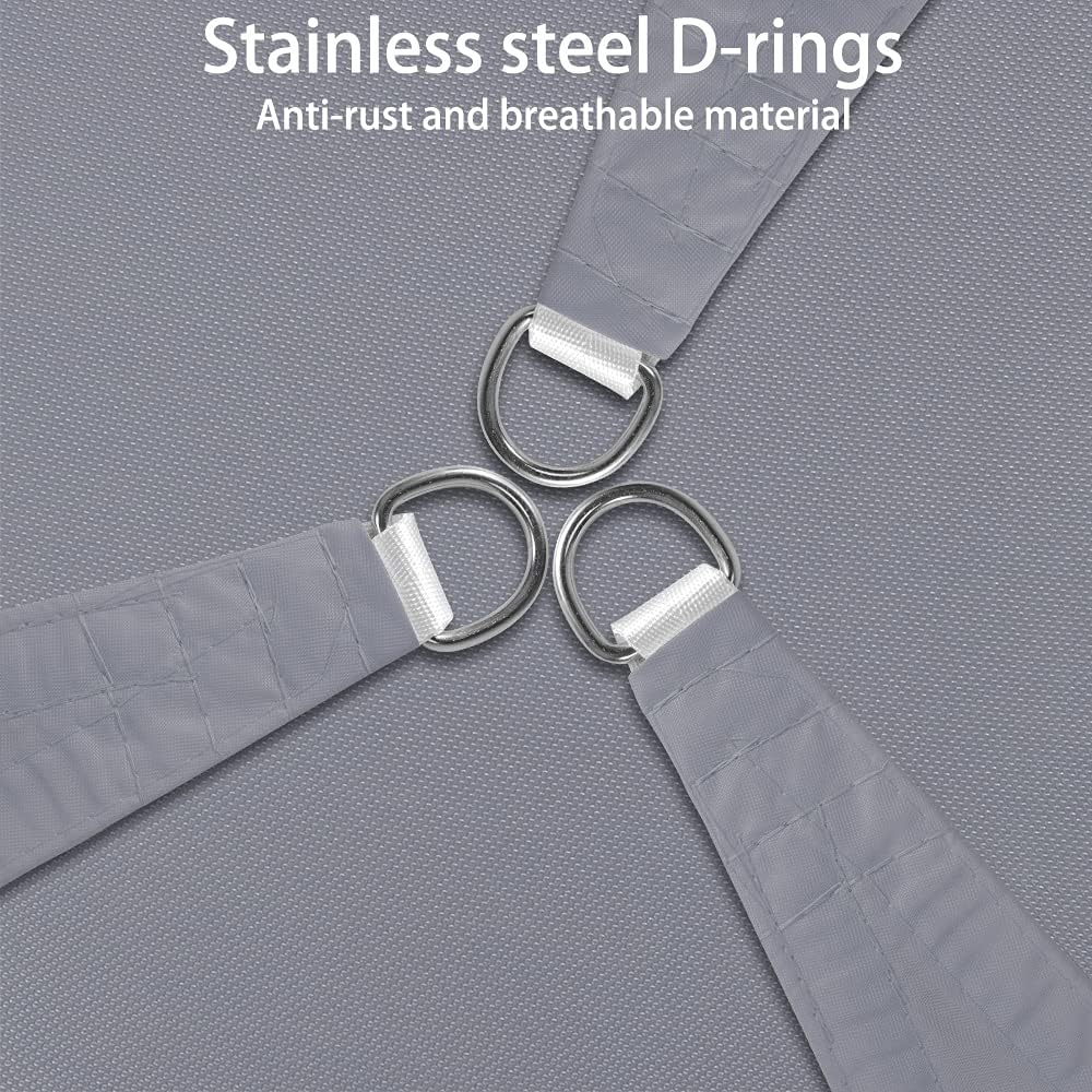 Voile d'ombrage, Voile Ombrage Imperméable, Protection UV avec Coupe-Vent Respirant, Toile pour Pergola Terrasse Balcon Jardin Extérieur , 3 X 3m - 3