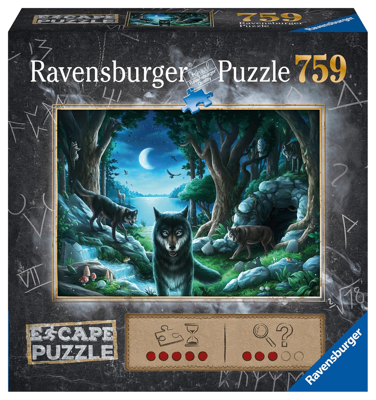Ravensburger Escape Puzzle La Manada De Lobos - Imagen 4