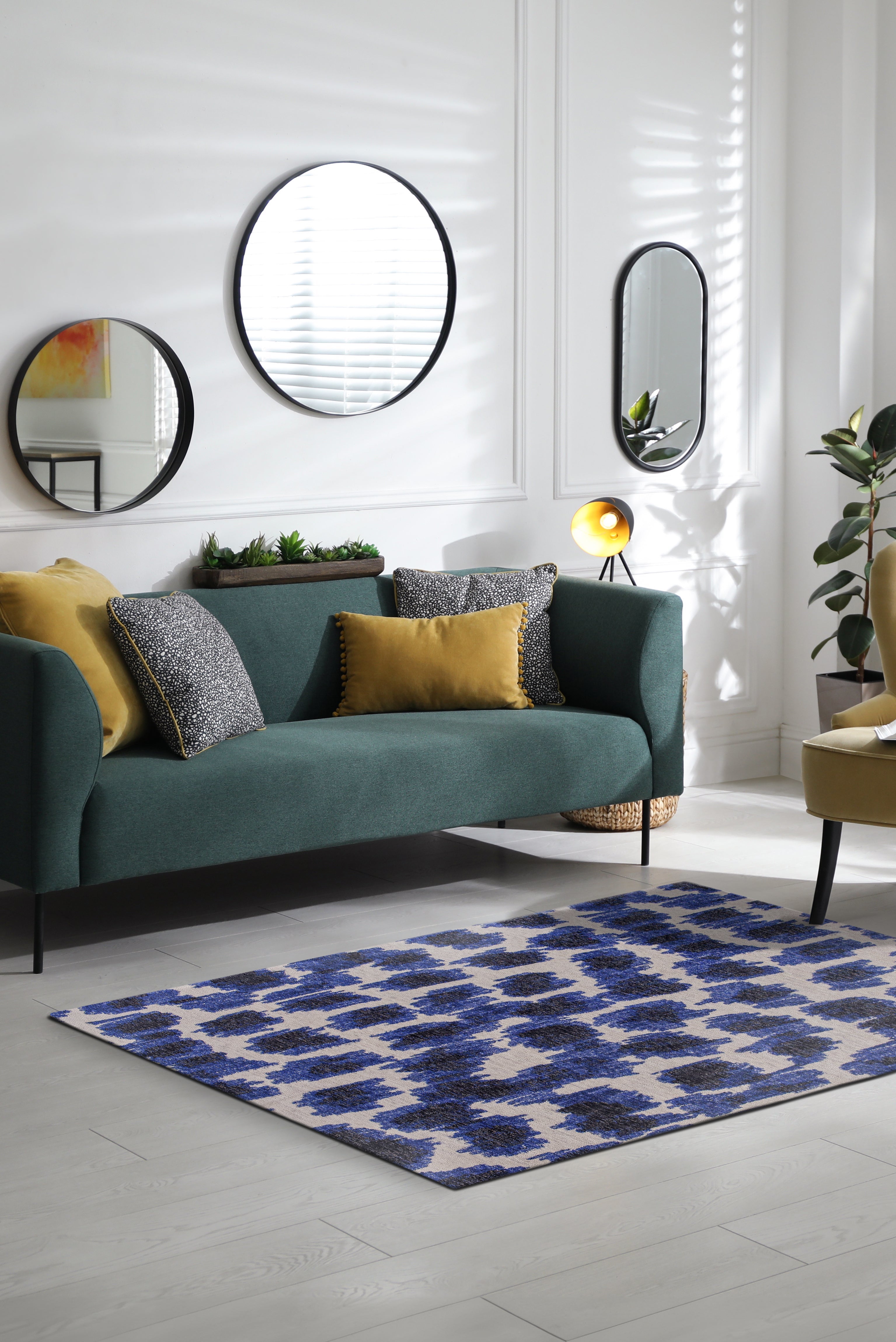 Tapis de salon moderne tissé plat TAKI 80x150 cm - 2