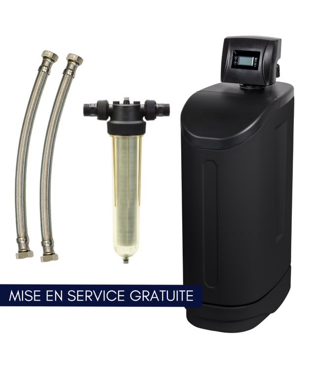 Adoucisseur d'eau PHOCION 34L gros débit avec Accessoires + Mise en Service Gratuite