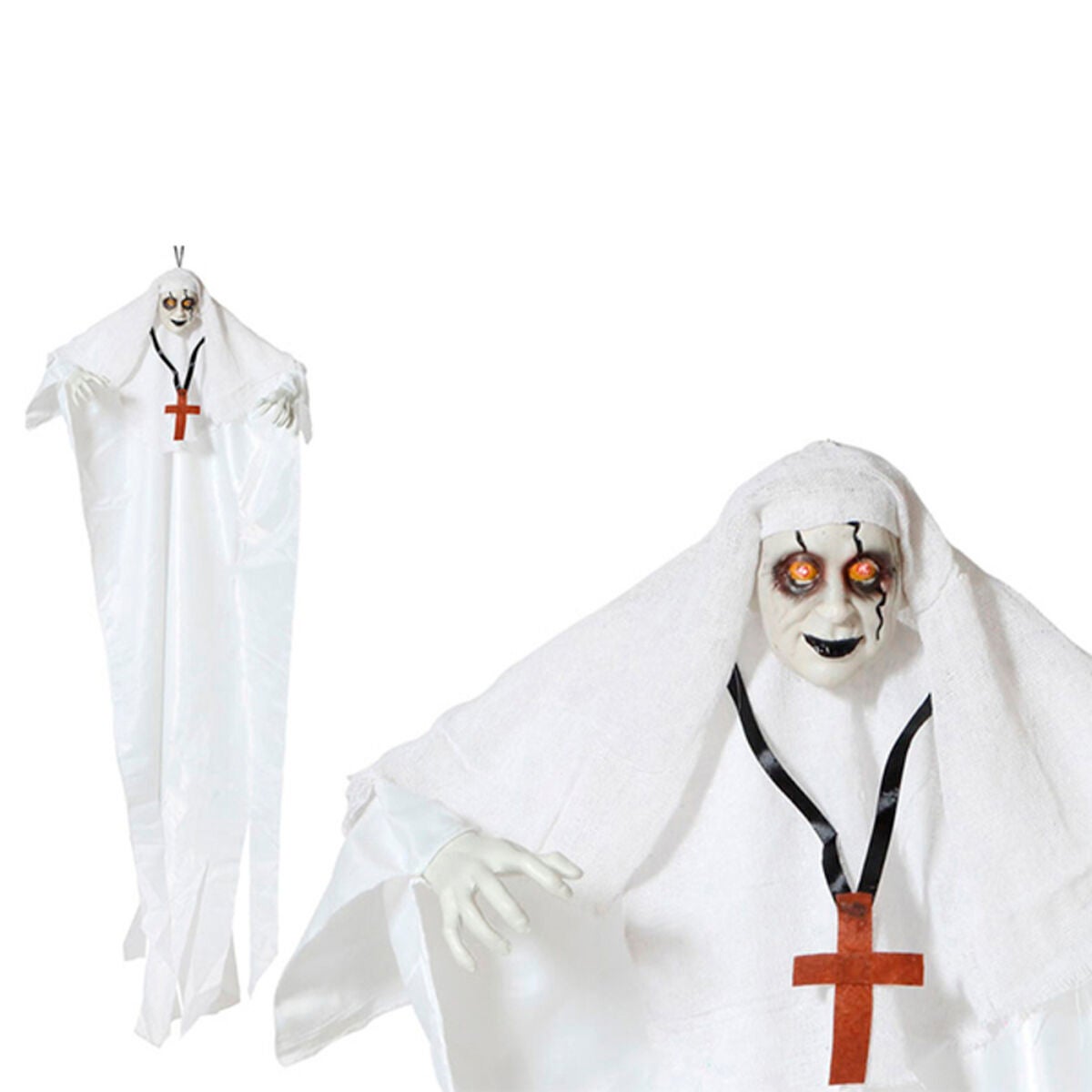 Bambola Zombie BigBuy Carnival 80 Cm Con Luci E Suono – Decorazione Da Brivido Per Festa - 2