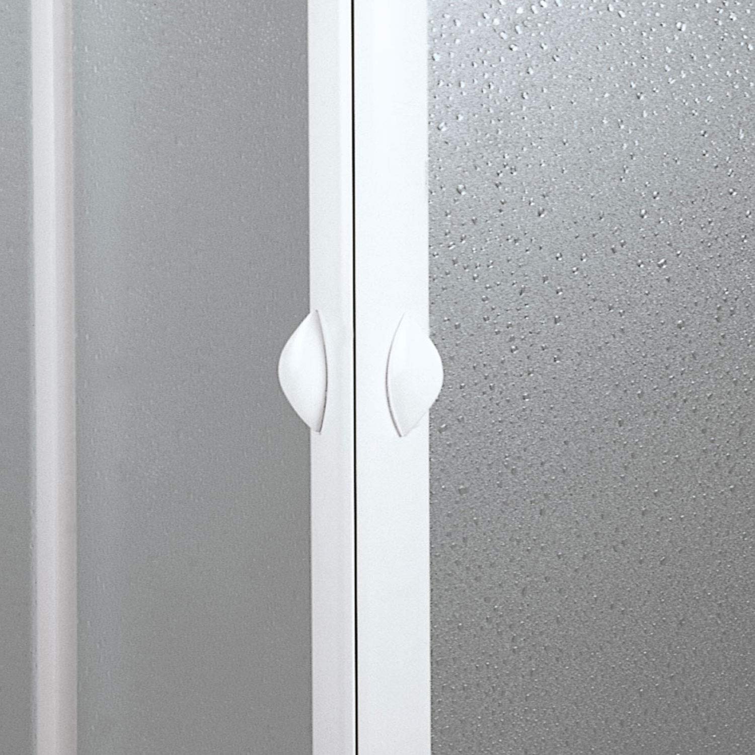 Mampara de Ducha 70x70 CM de Acrílico mod.Smart con Apertura Central - 5