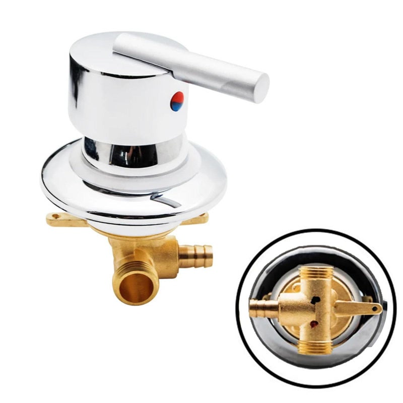 1-drożne baterie prysznicowe z mieszaczem, mosiężny zawór przełączający, mieszacz wody zimnej i ciepłej, bateria wannowa do kabiny prysznicowej