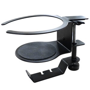 Gancio Porta Cuffie Scrivania Bianco - INF Supporto Salvaspazio