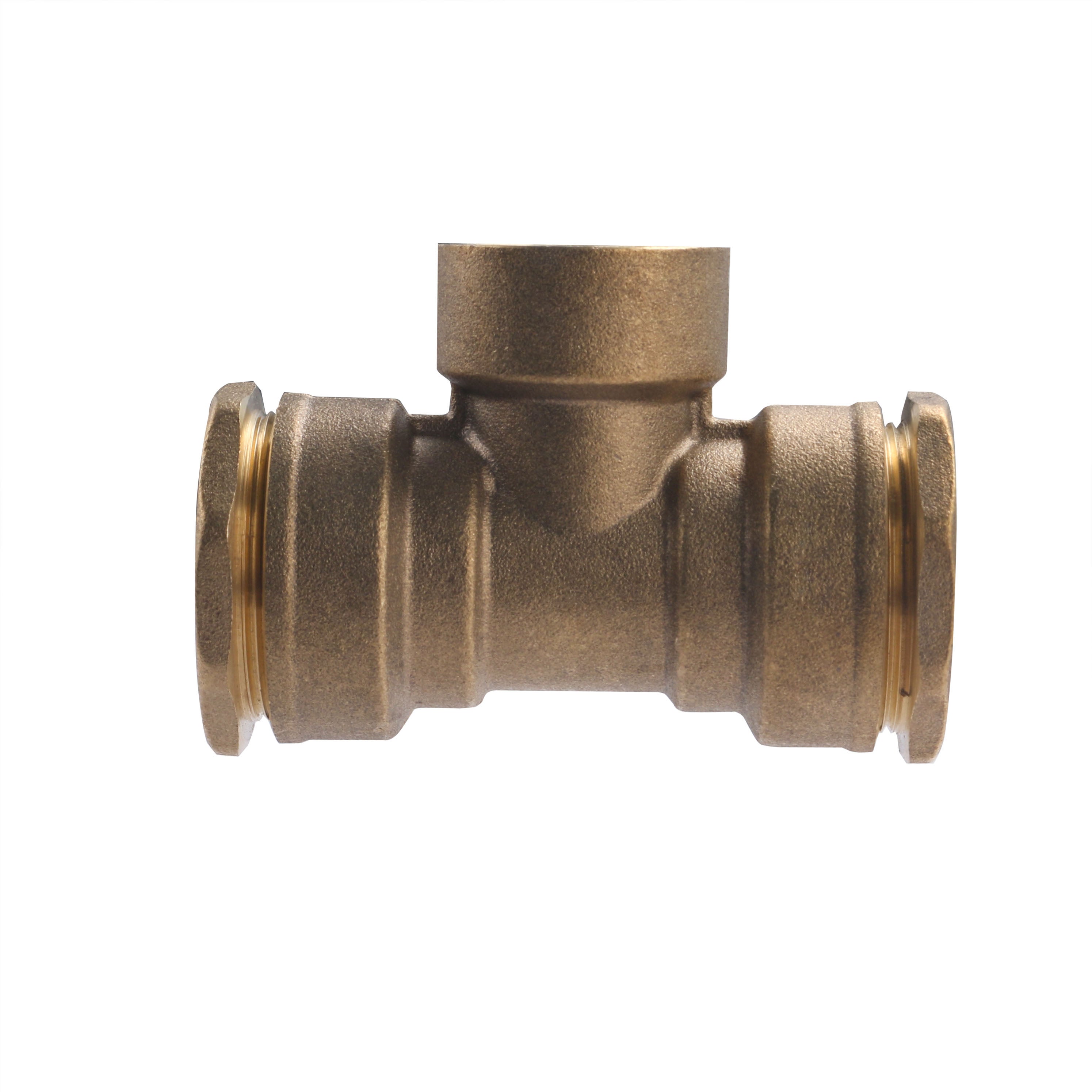 Raccord PE Laiton Té Ø32 - Femelle au centre 26x34 (1') NOYON & THIEBAULT - 3