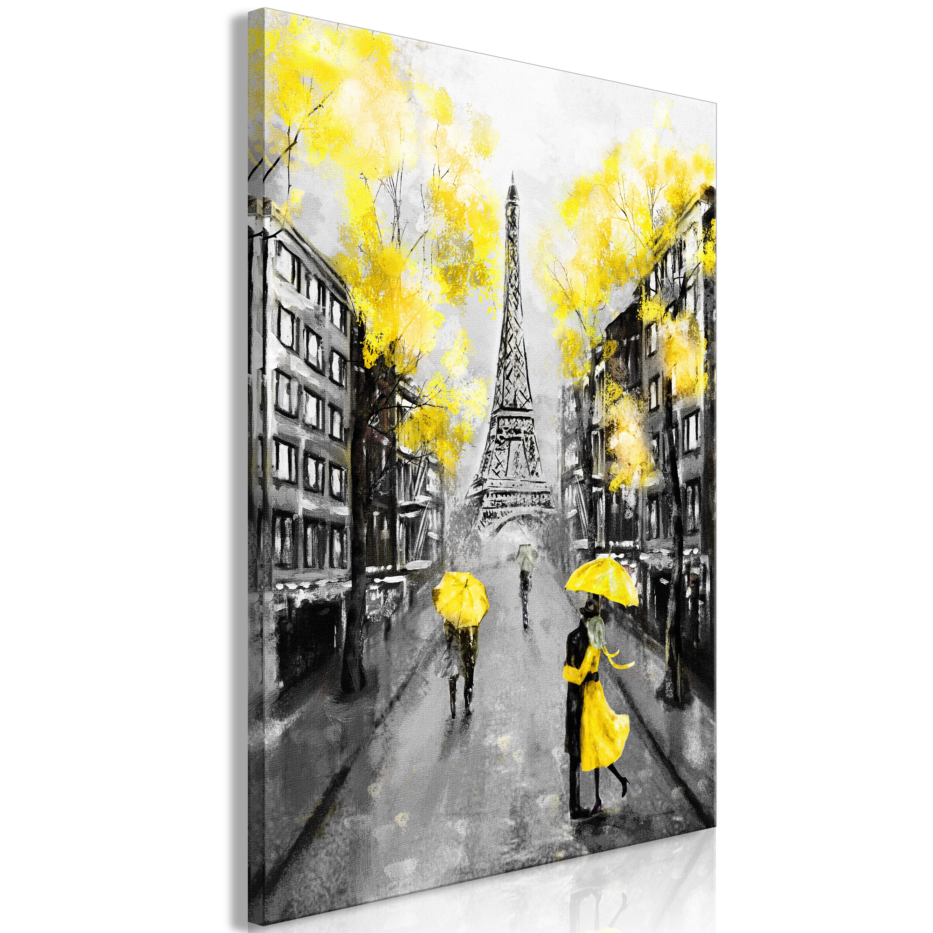 Tableau - Paris Rendez-Vous (1 Part) Vertical Yellow [20x30