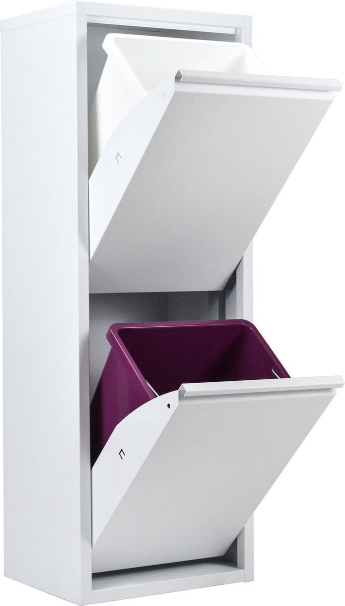 So-Tech eins2vier Poubelle Seau à Ordures Corbeille à Déchets Tri des