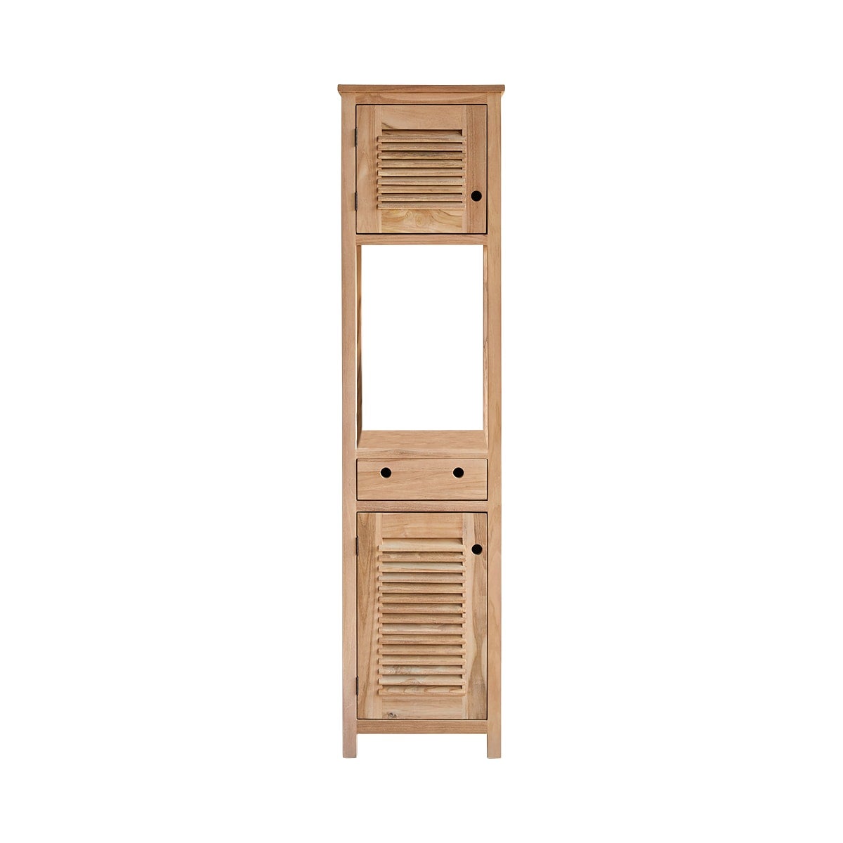 Tikamoon Scaffale a colonna in legno di teak porta oggetti arredo bagno 190cm Tikamoon - 8
