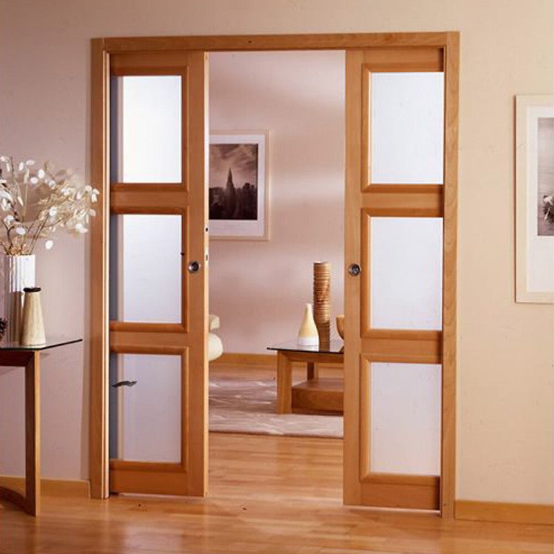 Pack motorisation SLID'UP M300 pour 2 portes coulissantes en bois - filaire - 3