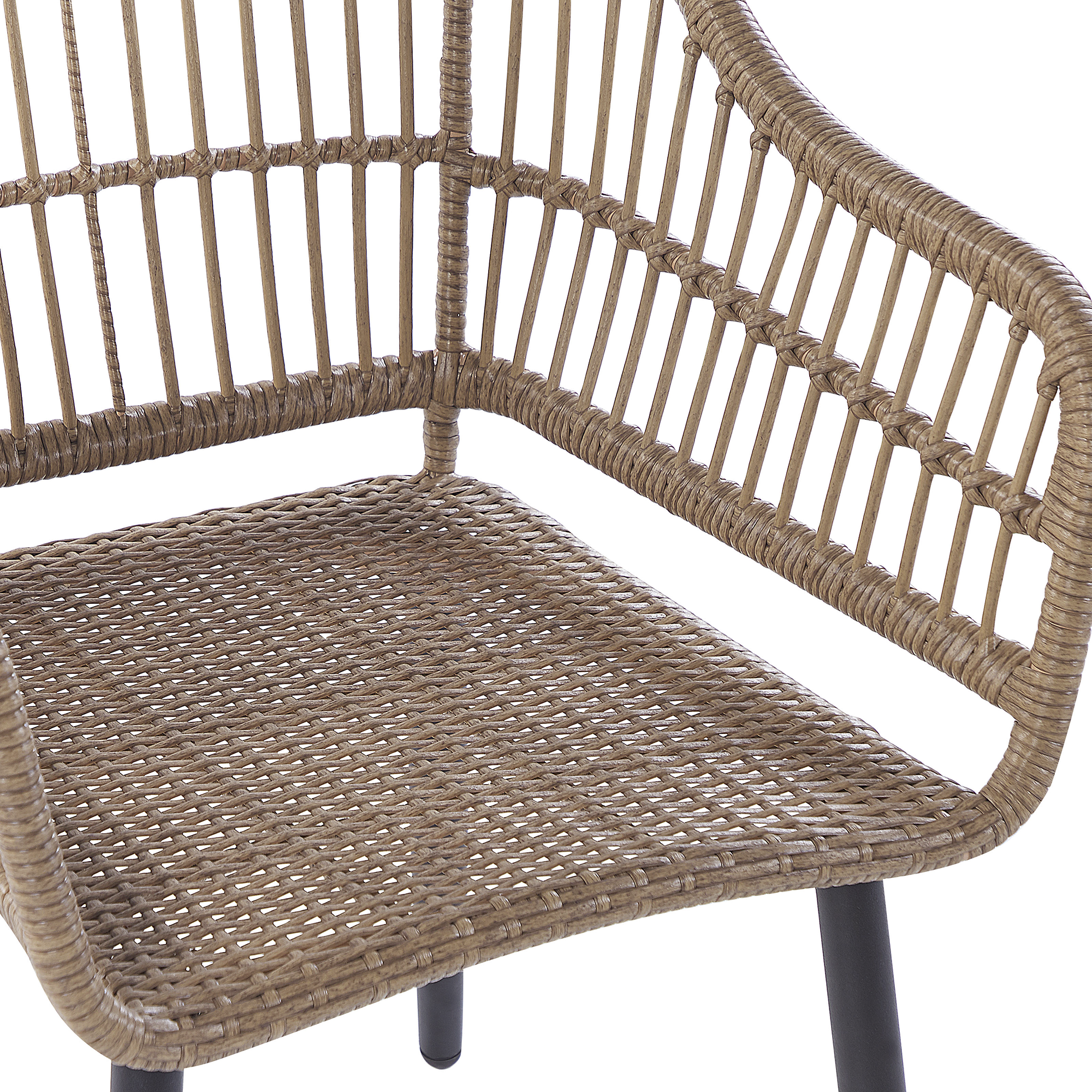 Beliani Conjunto de comedor exterior 6 plazas ALIANO II con cojines Beige - 7