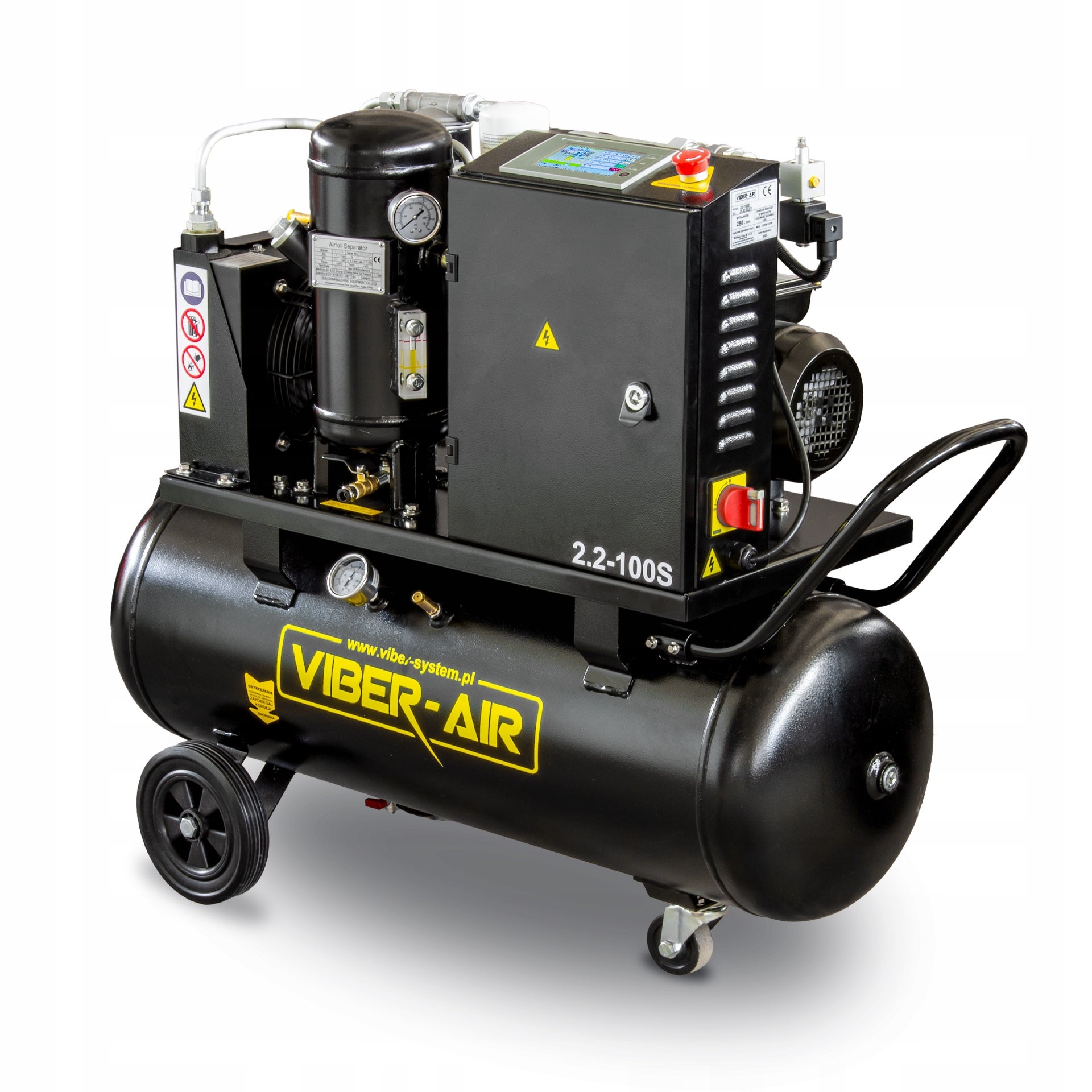 Kompresor śrubowy Sprężarka powietrza Viber-Air 2.2-100s 100l, 230V, 2,2kW