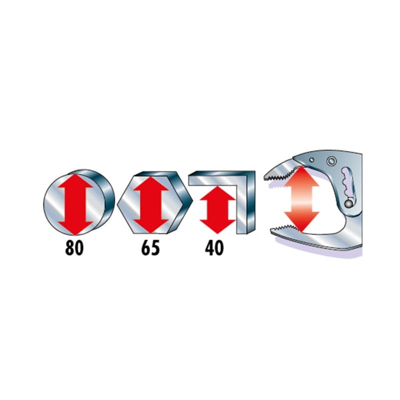 Pince-étaux à becs courts - FACOM 500A - 3