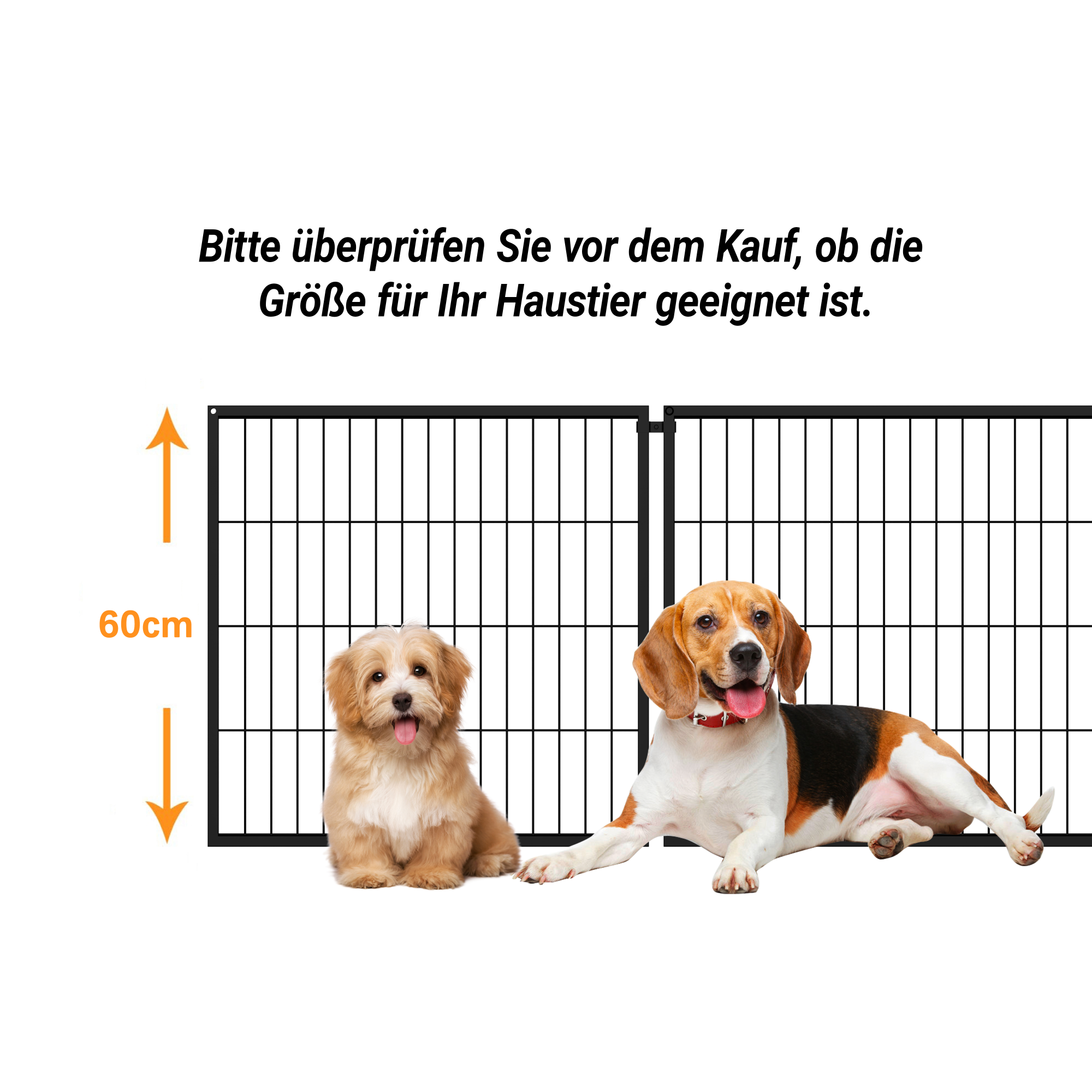 Jaula para perros con tapa de seguridad y puerta regulable, con alfombra de PVC, 120×60×60 cm, Negro - 7