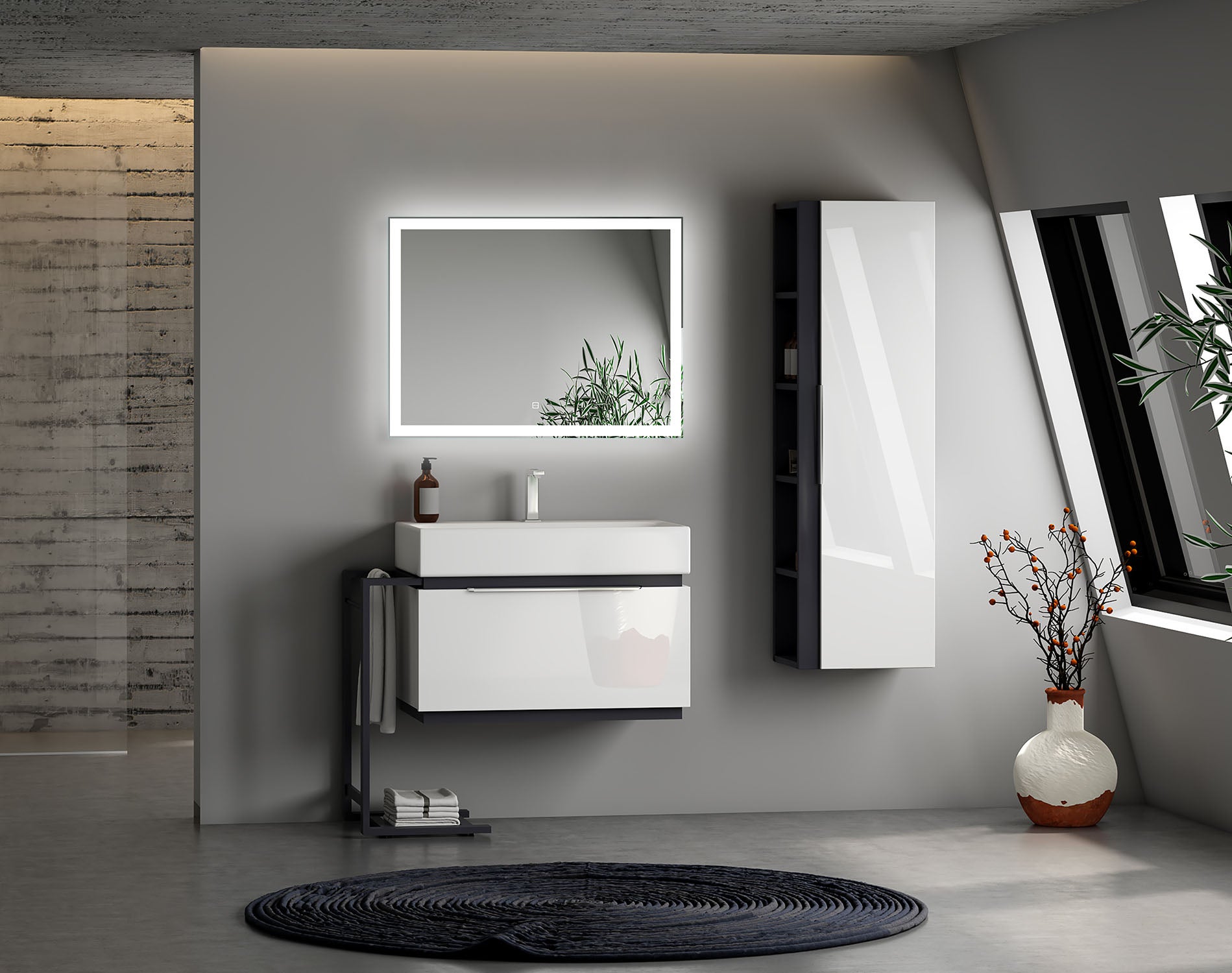 Lustro podświetlane Libra 80x60 - 3