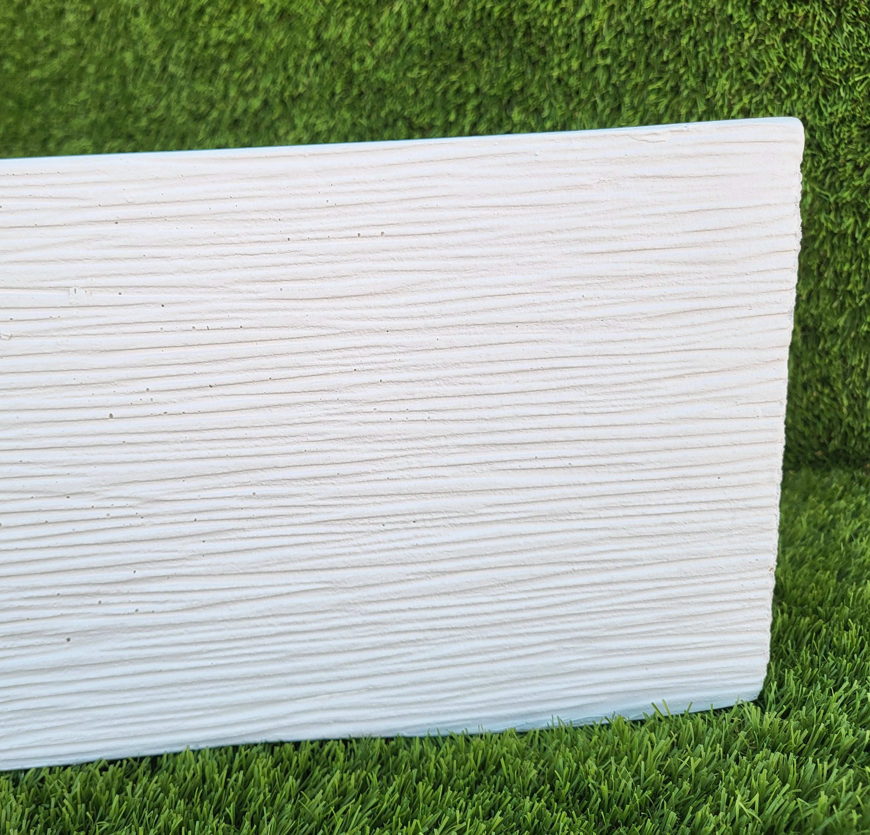 Jardinière Pacifique 80x17x19cm. Béton Pierre allégé blanc - 2