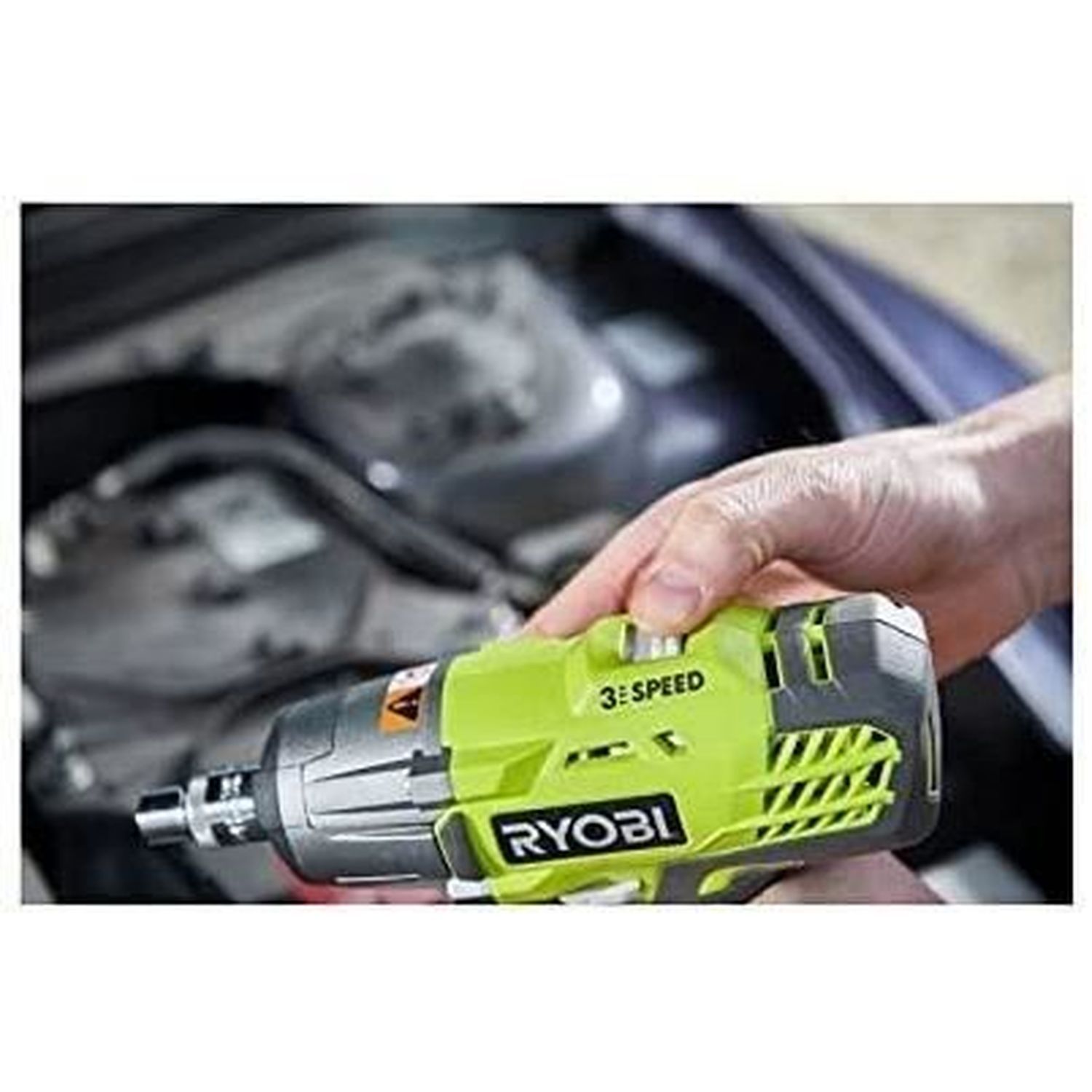 Boulonneuse à chocs RYOBI 18V One+ - batterie LithiumPlus 2.0Ah - chargeur R18IW3-120S - 6