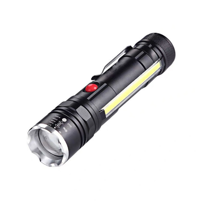 Lampe Torche LED Ultra Puissante 200000000LM, Rechargeable USB Et Solaire, Projecteur Extérieur