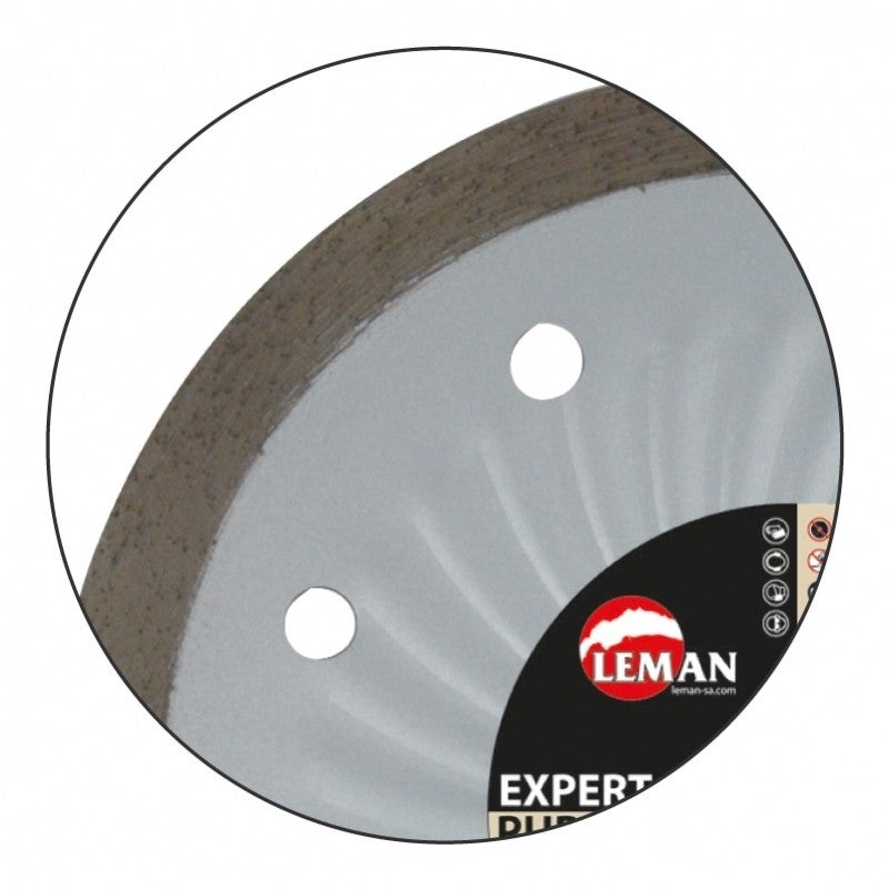 Disque Diamant Jante Continue Carrelage 180x30/25,4/22,23 Ht 7 Leman - 2