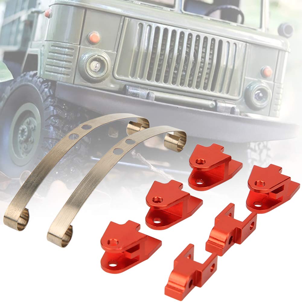 Accessorio ammortizzatore in lega di alluminio adatto per auto RC WPL B4 24 1/16 (rosso WPL1684R) - 4