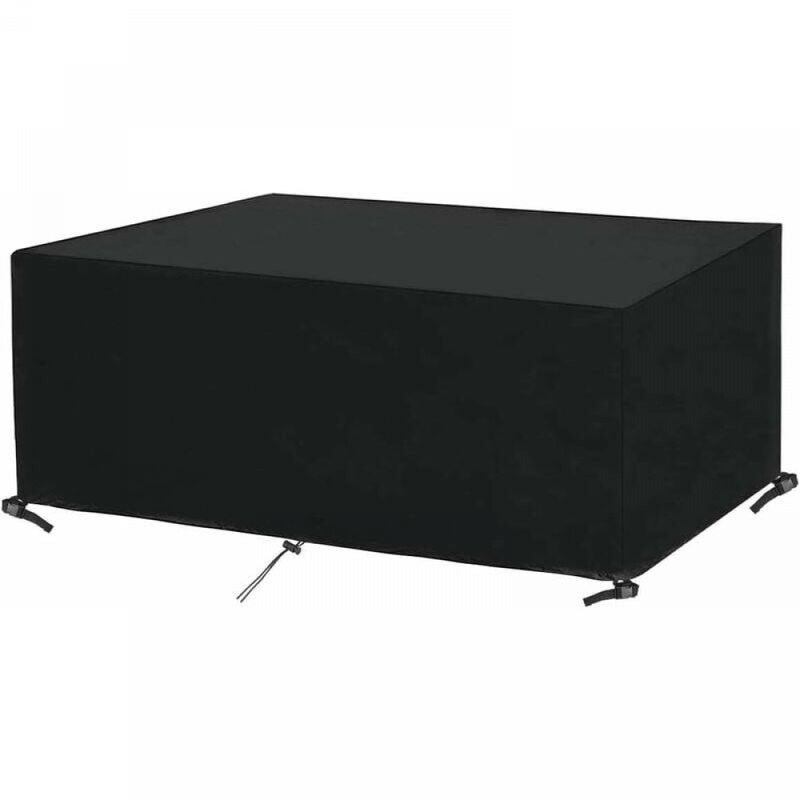 Prostokątny pokrowiec na stół ogrodowy, wodoodporny, tkanina Oxford (170 x 94 x 71 cm)