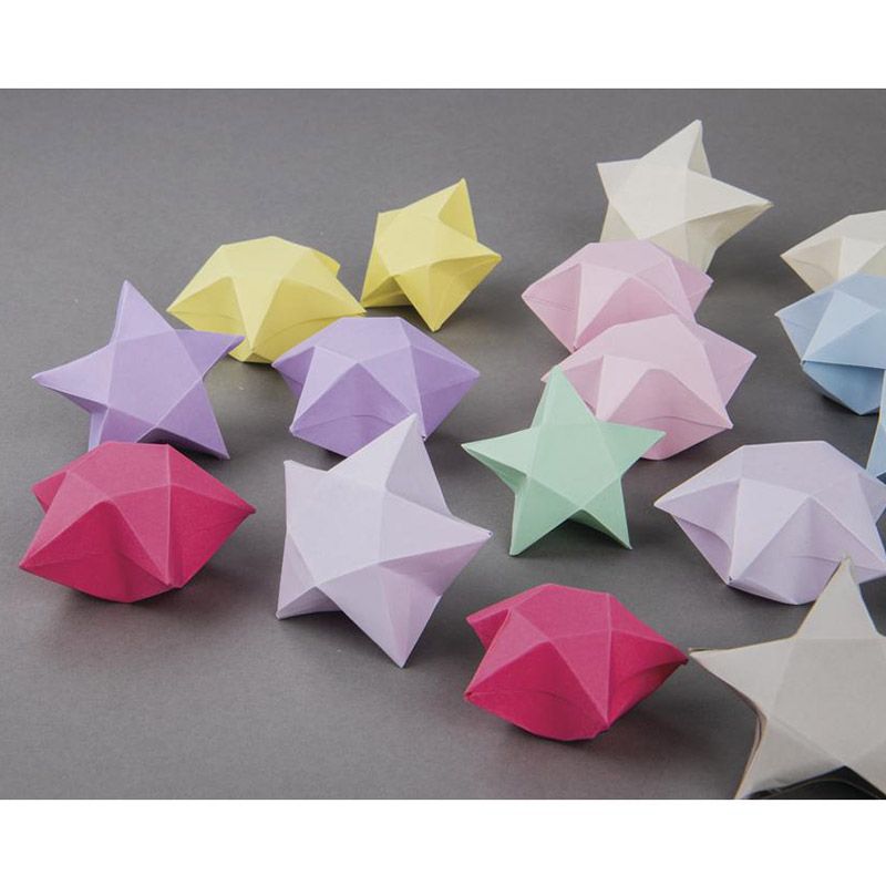 100 fogli di carta per origami 15 x 15 cm multicolore - 2