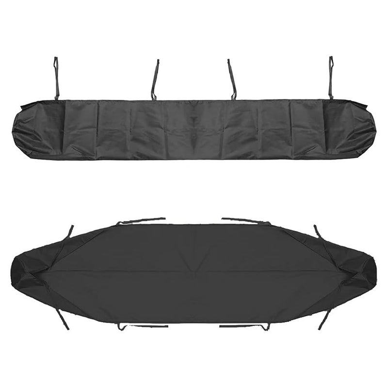 Torba ochronna na markizę, 2-metrowy pyłoszczelny pokrowiec na markizę tarasową, szary pokrowiec do przechowywania markizy tarasowej.