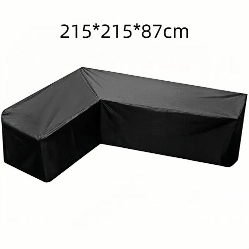 Housse De Protection Canapé Jardin En L - Imperméable Et Résistante UV - 215x215x87cm