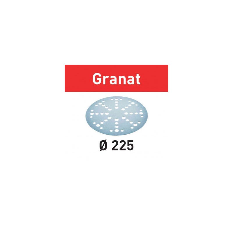 Abrasifs GRANAT STF D225/128 P220 GR/25 - FESTOOL - 205662 | Leroy Merlin