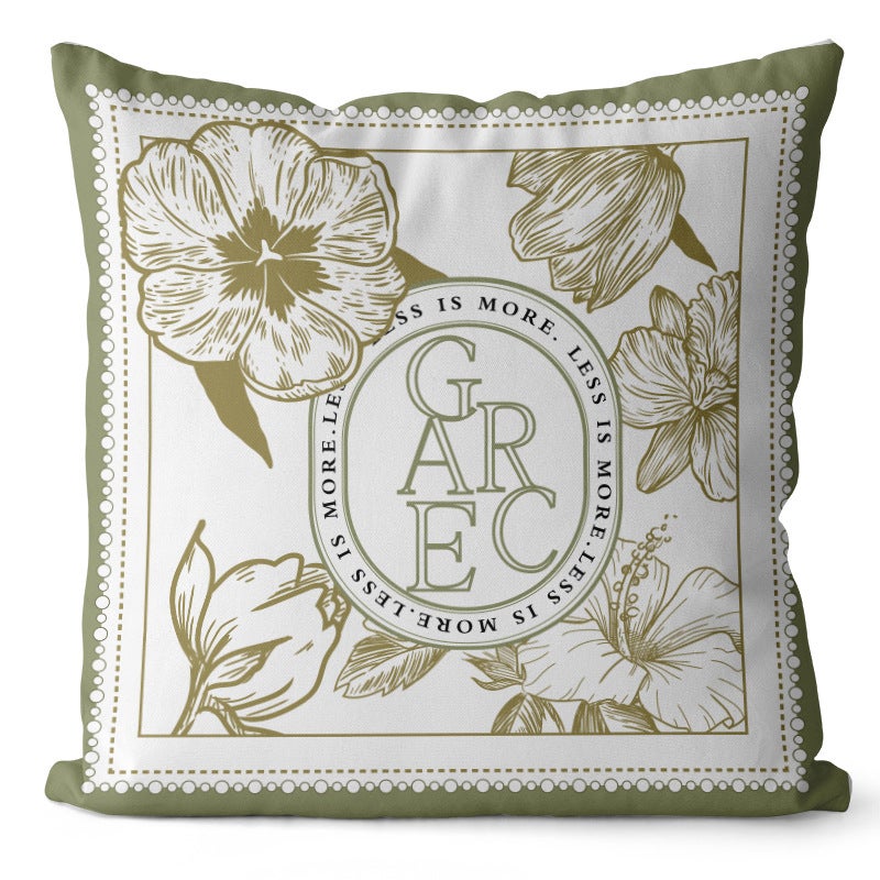 Lot de 4 Housse de Coussin, Housse Coussin 45x45 Housses de Coussin Taie d'oreiller Décoratif Canapé pour Chambre, Canapé, Chaise, Lit,Jardin (Vintage - 5
