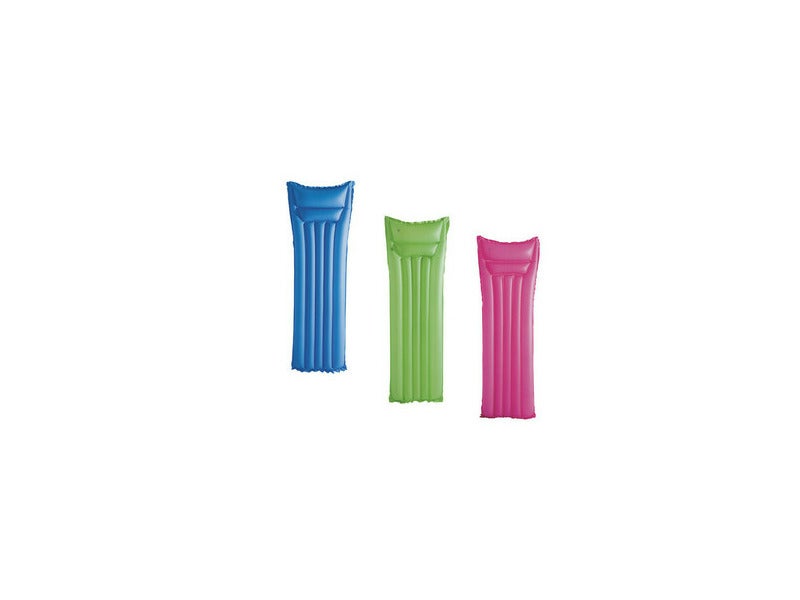 Kolorowy materac nadmuchiwany do zabawy na plaży i w basenie Bestway 183x69 cm, materiał trwały i odporny - 4