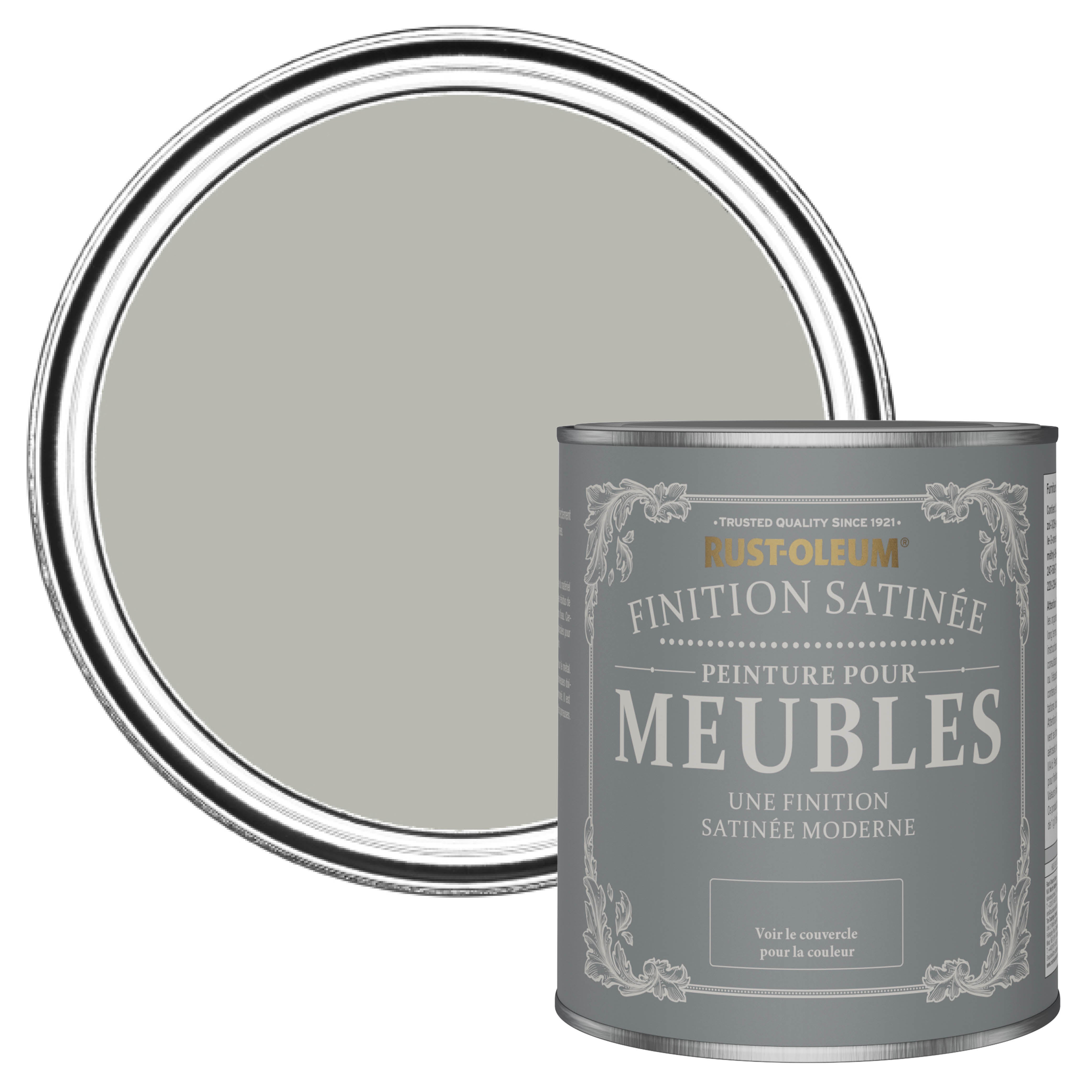 Peinture Grise pour Meubles, Finition Satinée RUST-OLEUM - Grey Tree ...