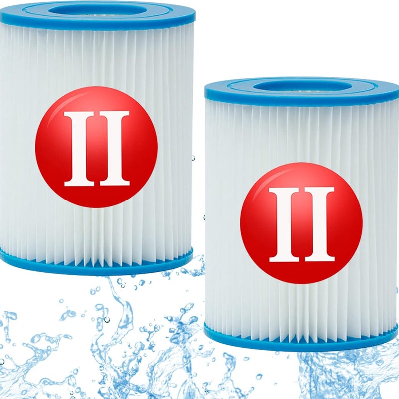 Zestaw 2 filtrów wymiennych do basenu dmuchanego Bestway 58094 II, zmywalnych i wielokrotnego użytku