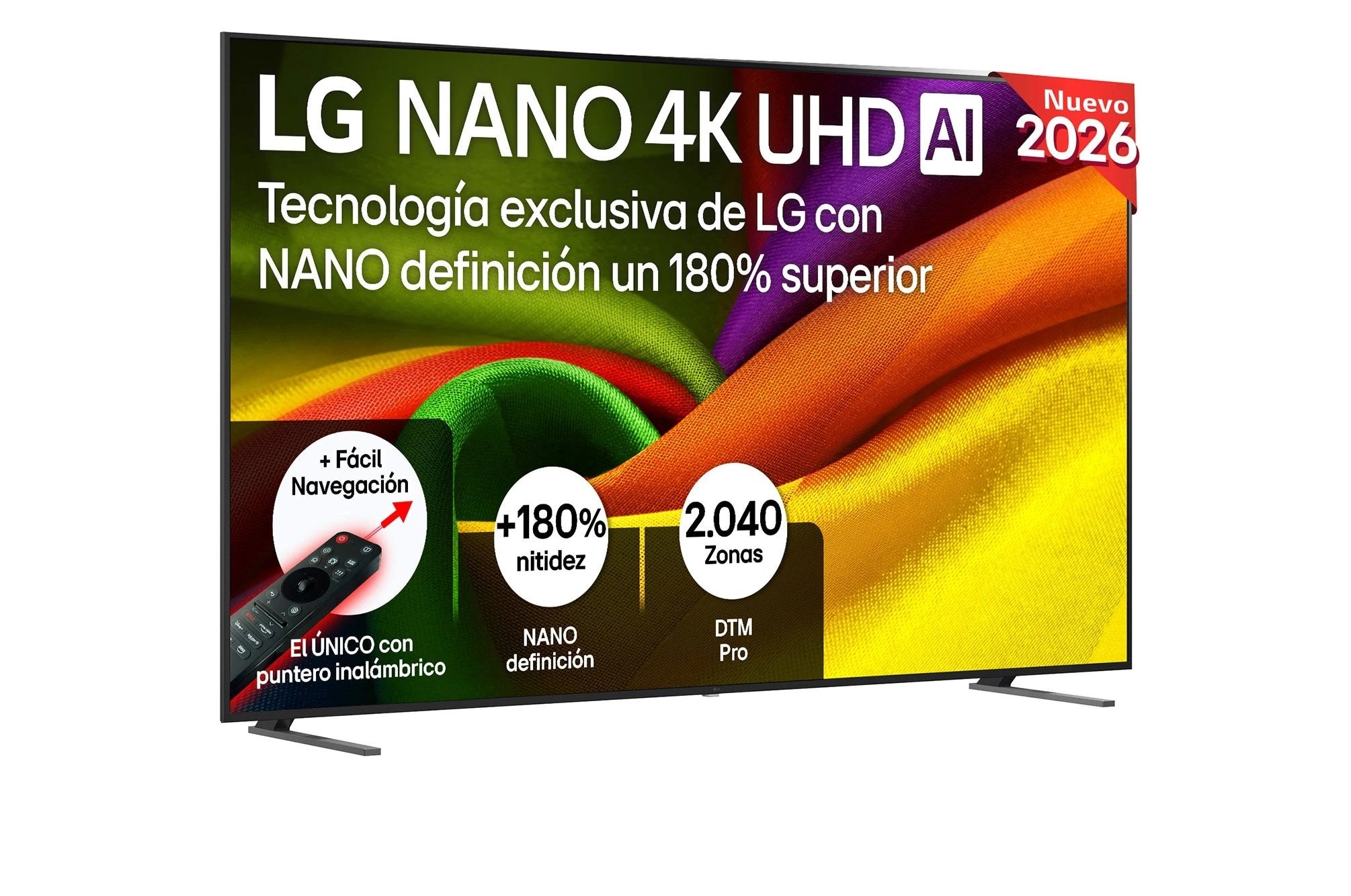Lg Smart Tv Nano 4K Uhd Ai Nu90 98 Pulgadas 4K 2026 - 98Nu900b6lb - Imagen 5