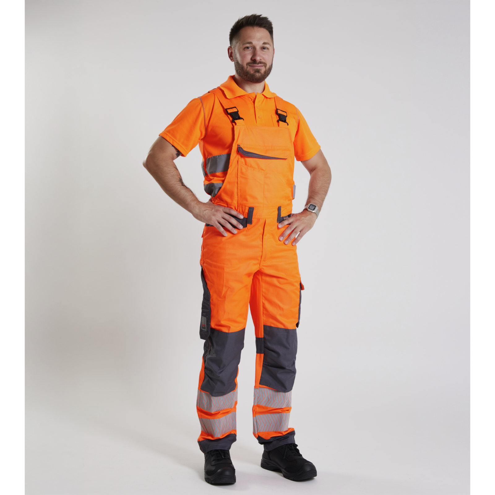 Salopette de travail HV FLUO Orange - 5