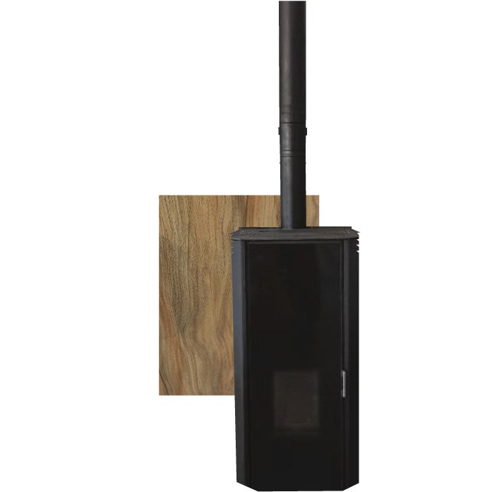 deko-poele.fr | Panneau de protection EFFET BOIS CHENE | Largeur 80 - Hauteur 100cm - 2