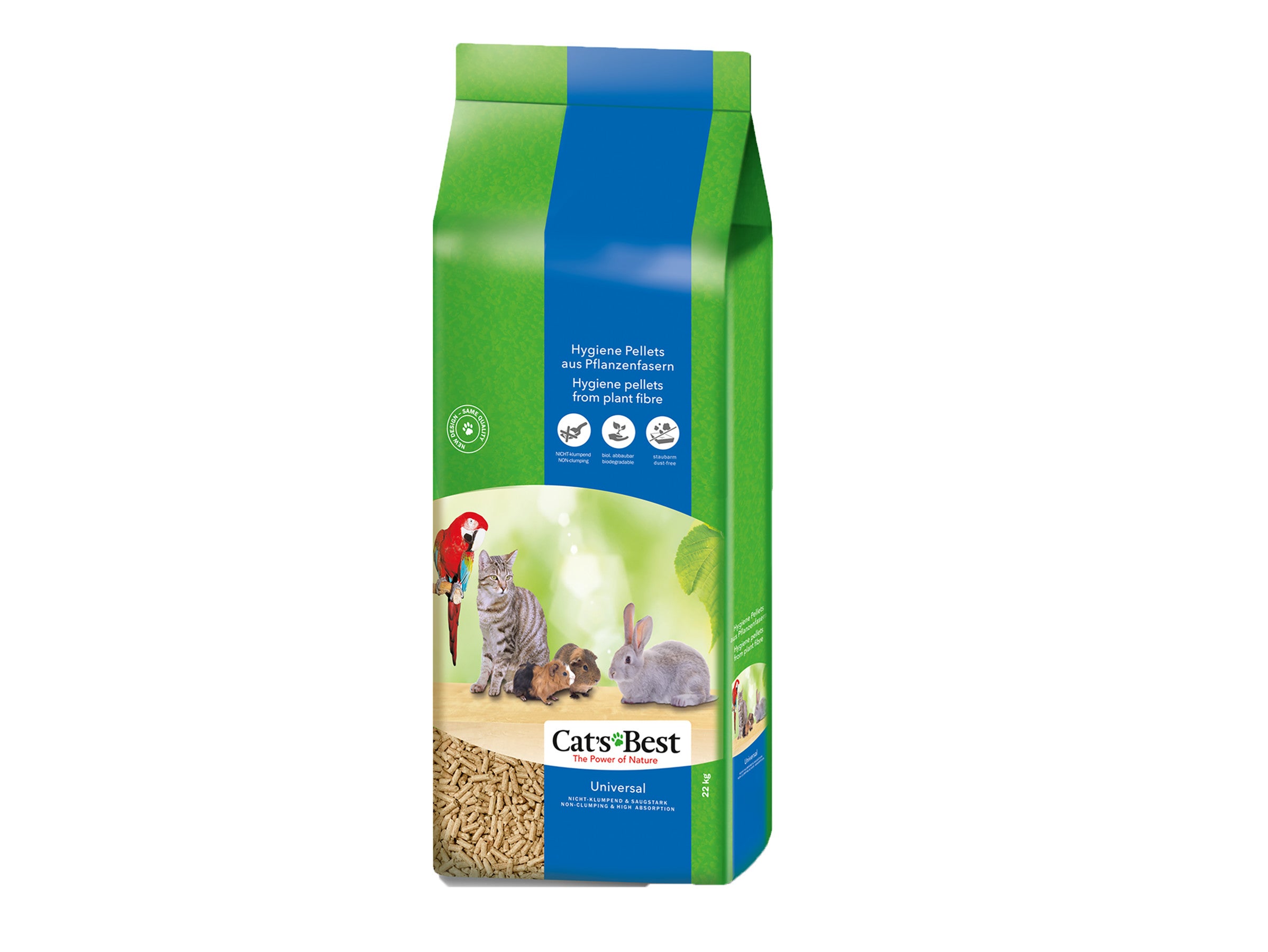 Cats Best Universal Ninhada biodegradável para coelhos, gatos e pequenos roedores - 20 L - 4