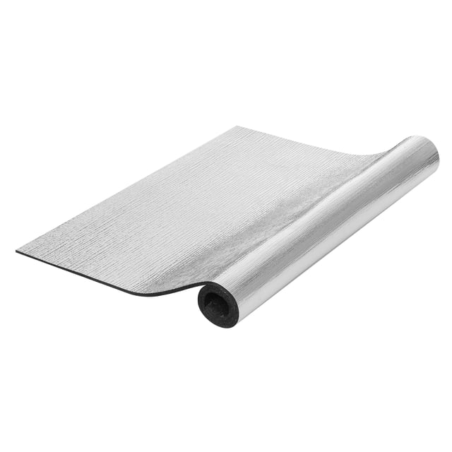 Rouleau d'Isolation Réfléchissant,SucceBuy Barrière Radiante Mousse XPE,10,3 mm 40 po x 5 pi,Bouclier Réfléchissant la Chaleur Mousse d'Aluminium