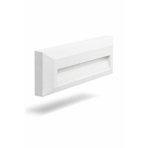 Segnapasso bianco da incasso per esterno led 1.5w 3000k - 7DCA
