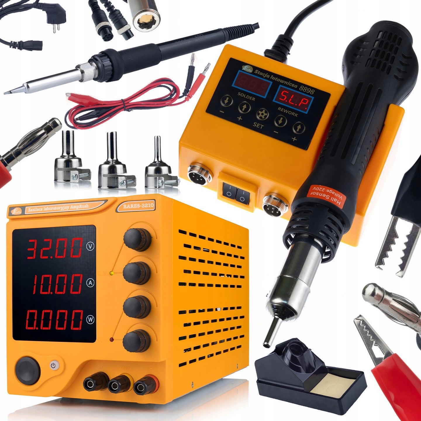 Qiilu Pinces à Souder électriques Pince à Souder Multifonction Accessoires De Soudage Pour