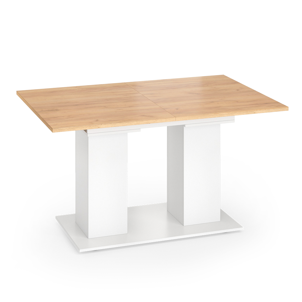 Vicco Stół jadalny Dix, Biały/złoty dąb, 180 x 90 cm