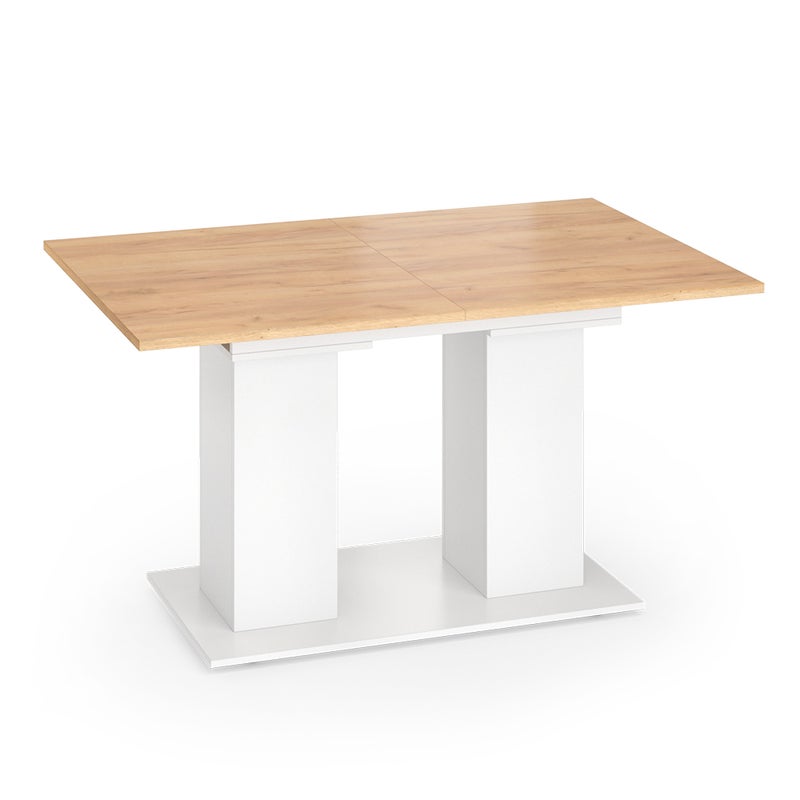 Vicco Stół jadalny Dix, Biały/złoty dąb, 180 x 90 cm