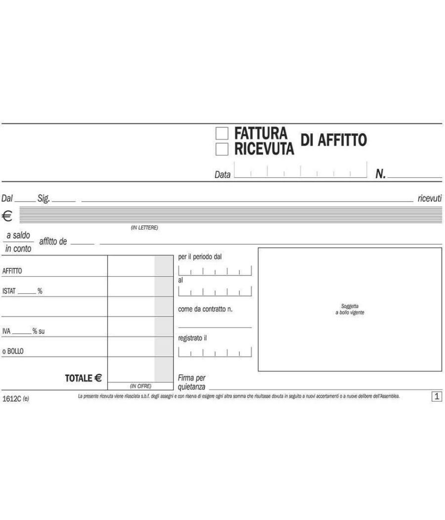 Blocco Ricevute 100 Fogli Con Matrice - Buoni Incasso Per Negozio - Foto 6