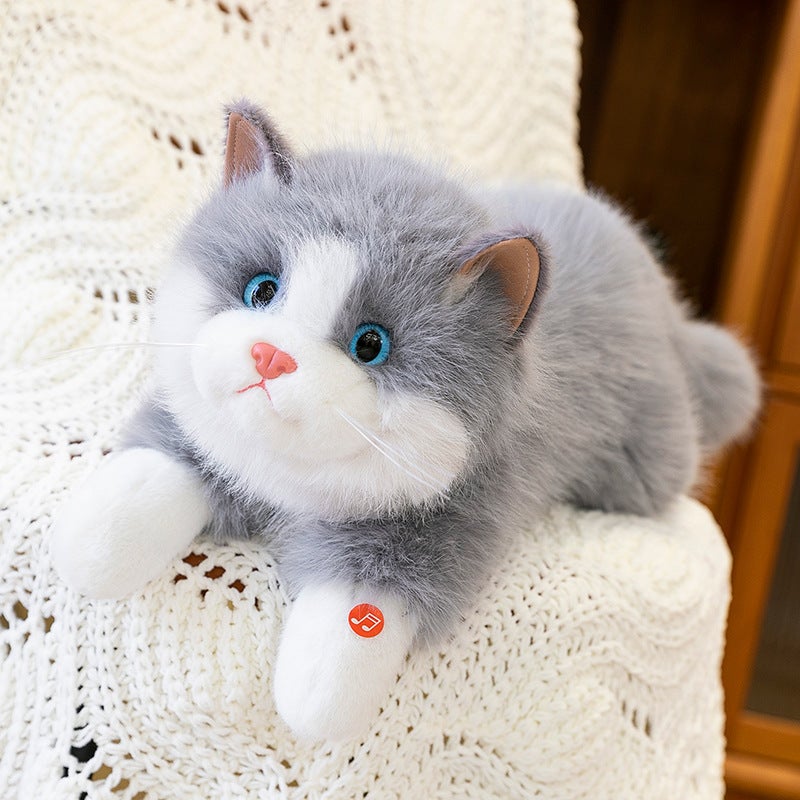 Jouet Chat Avec Herbe à Chat Et Clochette – Peluche Douce – Stimule L'activité